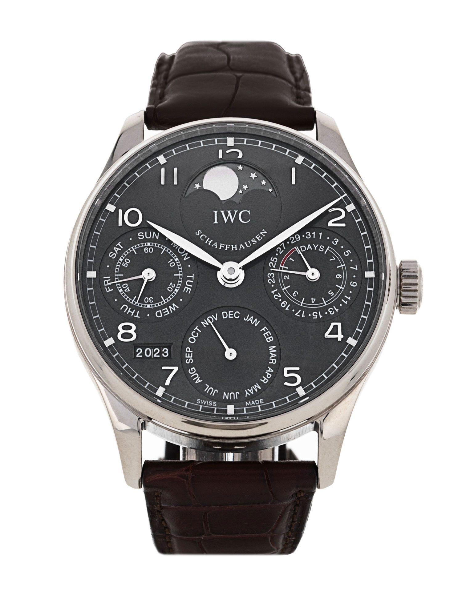 Gebrauchte IWC Portugieser Perpetual Calendar Uhr