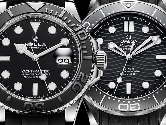 Rolex Yacht-master Gegen Omega Seamaster